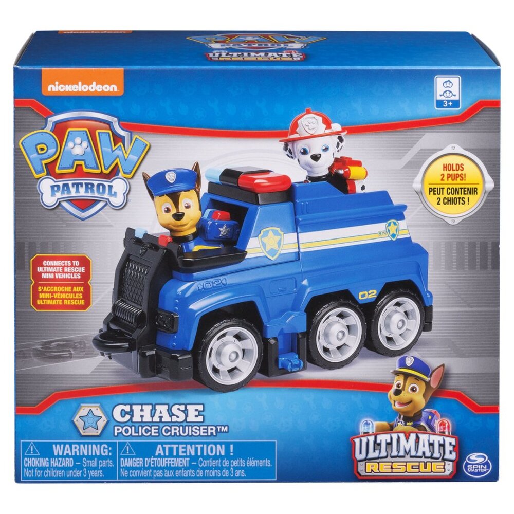Paw Patrol Chase’s Ultimate Rescue Police Cruiser with Lifting Seat